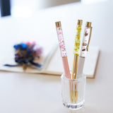 ハーバリウム ボールペン【花言葉メッセージ入り】（替え芯2本付）