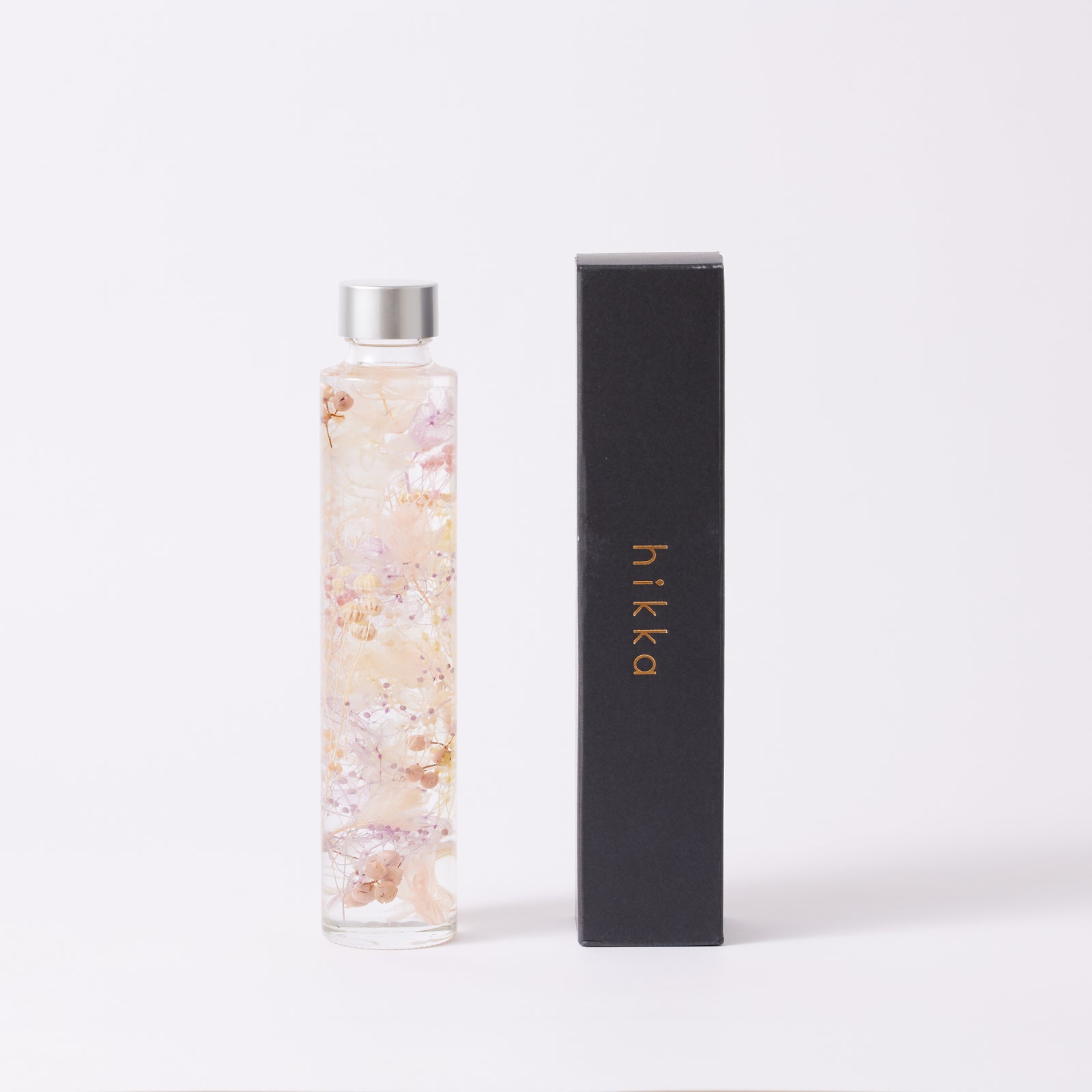 ハーバリウム スリムボトル ピンクパープルMIX – hikka