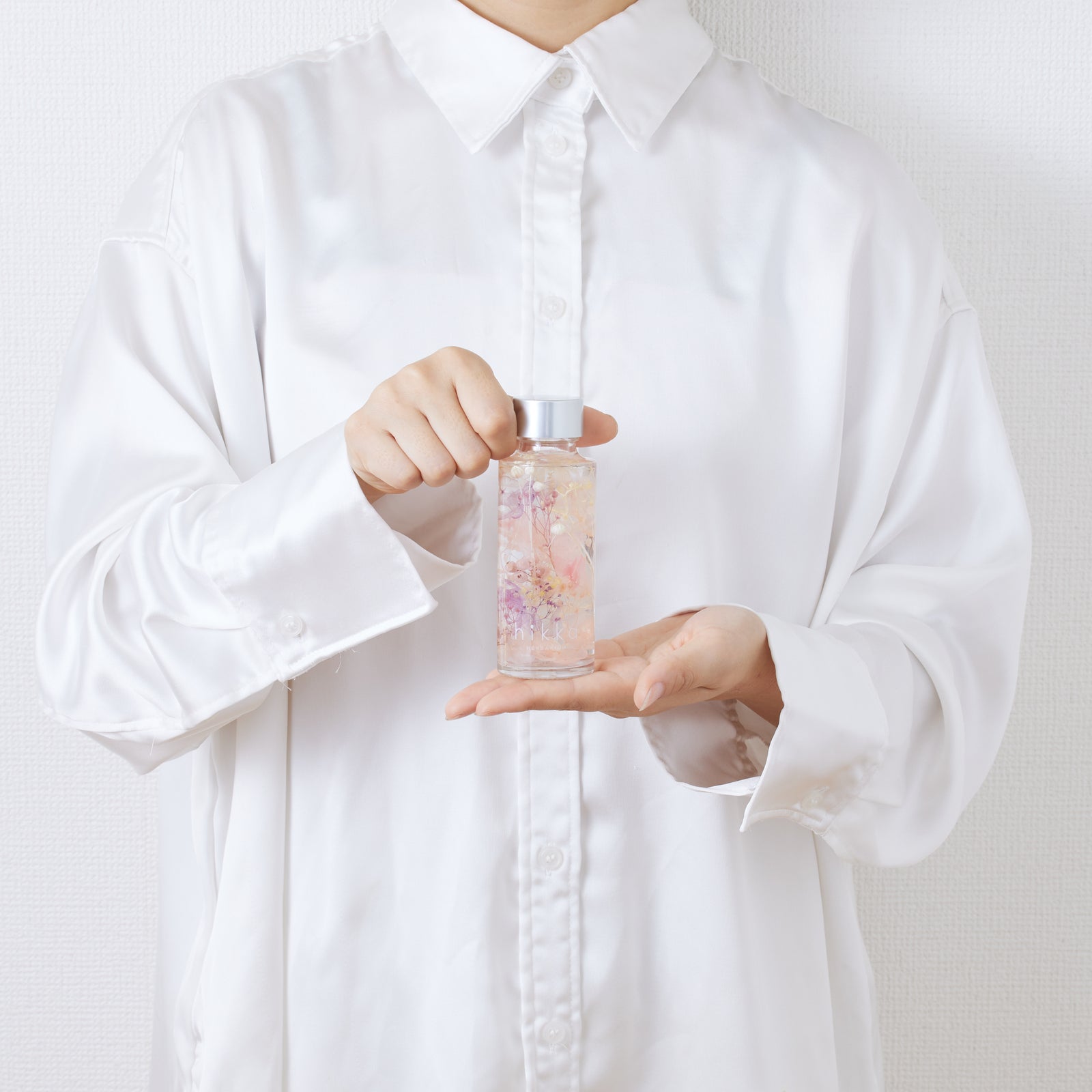 ハーバリウム ミニボトル ピンクパープルMIX – hikka