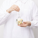 【名入れ】花びらのキーホルダー