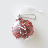 花びらのキーホルダー イニシャル