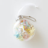 花びらのキーホルダー イニシャル