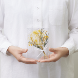 Thank you メッセージカード ブーケ ミモザ【封筒付】