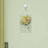 Thank you メッセージカード ブーケ ミモザ【封筒付】