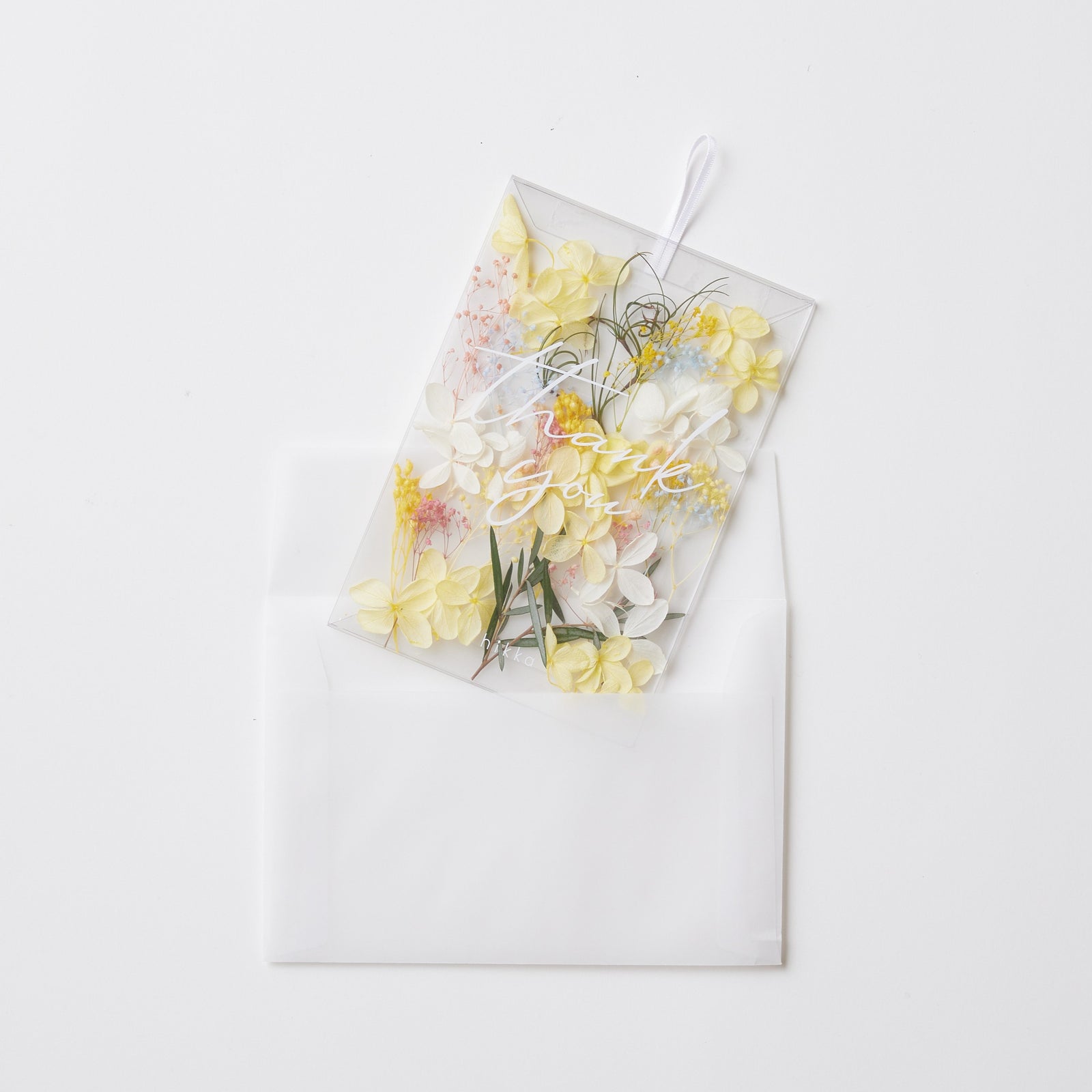 Thank you メッセージカード 花びらMIX【封筒付】 – hikka