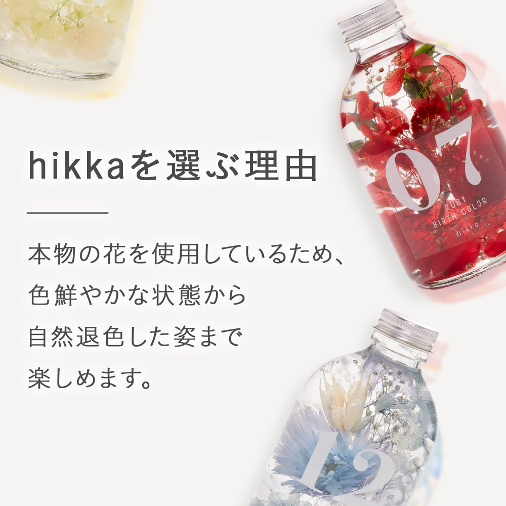 ハーバリウム バースカラー 誕生石 – hikka