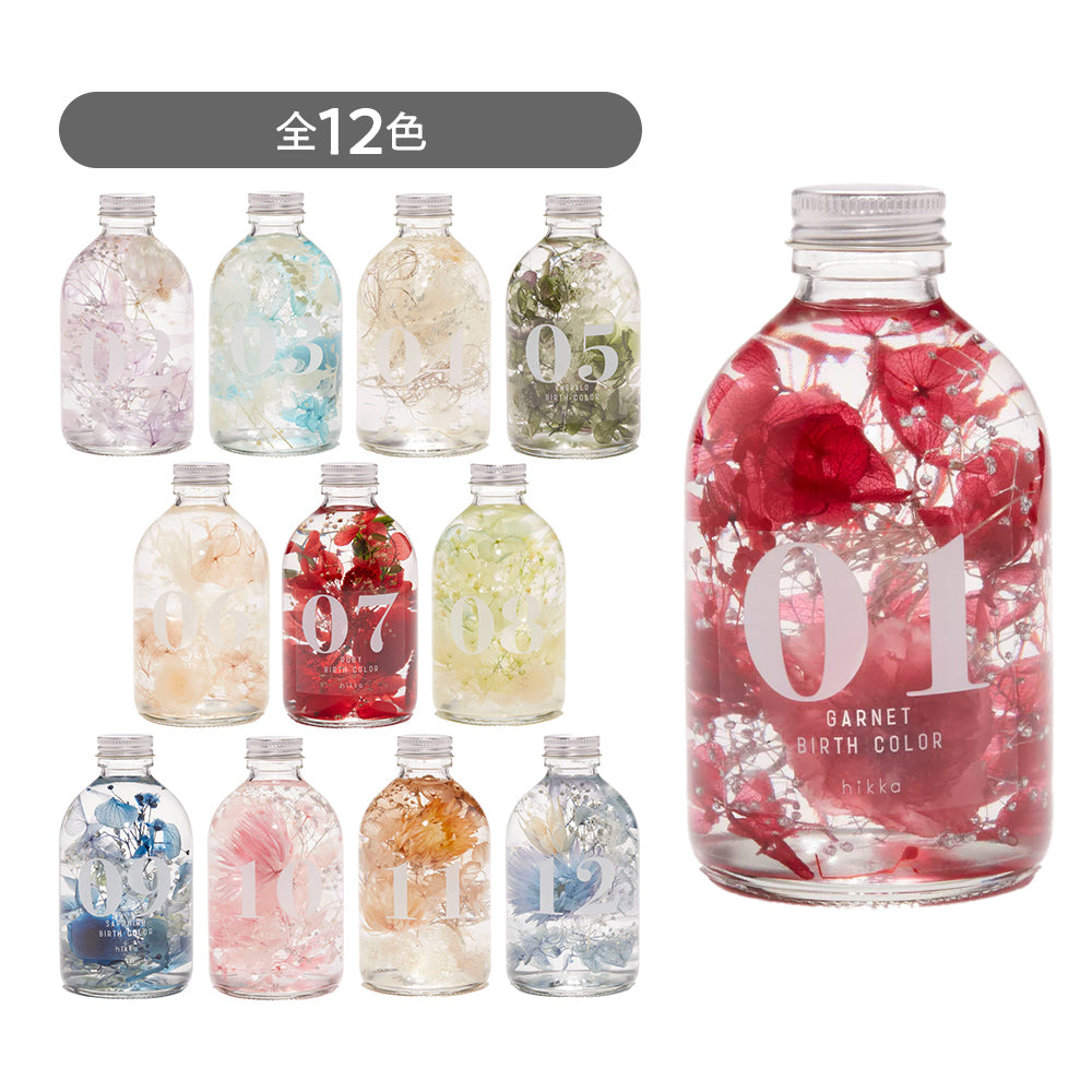 ◆ハーバリウム ＃161 ルビー色の bottle.:*:・' ◇ハーバリウム ＃161 ルビー色の bottle.:*:・'