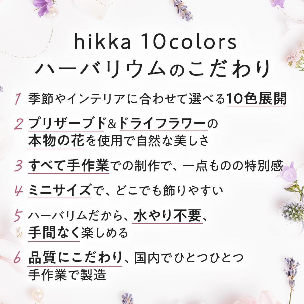 10colors ハーバリウム – hikka