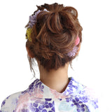 ドライフラワー髪飾りポンポン菊